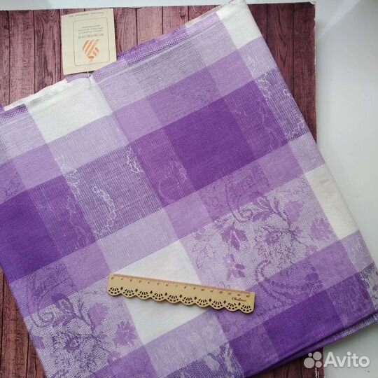 Скатерть полулен 150*205 новая