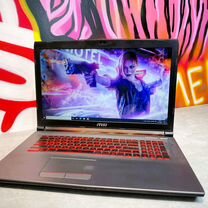 Мощный MSI GV72 Core i7-7700HQ/RAM 16gb/HDD 1Tb