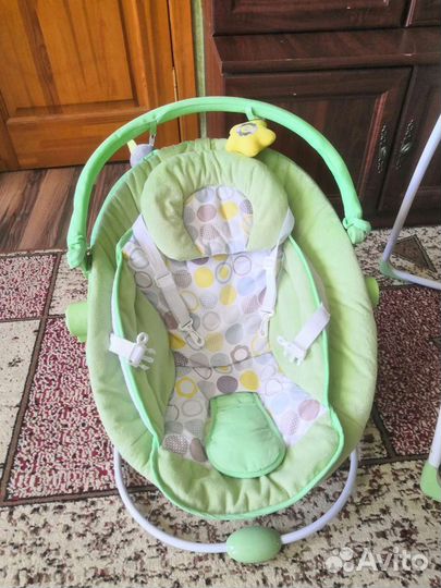 Детские электронные качели 2 в 1