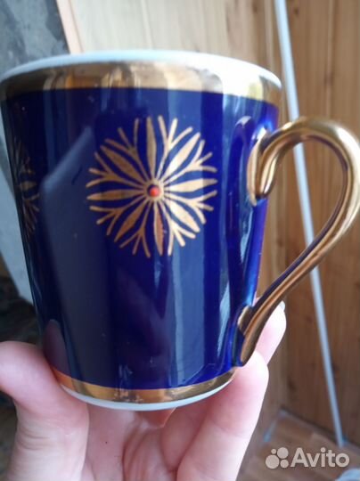 Кружки кобальт з-д Довбыш 5 шт0.2л