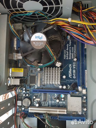 Материнская плата Asrock G41M-VS3 LGA775 с куллеро