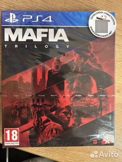 Mafia: Trilogy диск для PS4 новый
