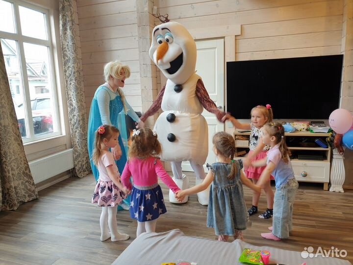 Аниматор Холодное сердце Эльза Анна Олаф Кристоф