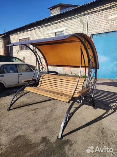 Садовые качели премиум