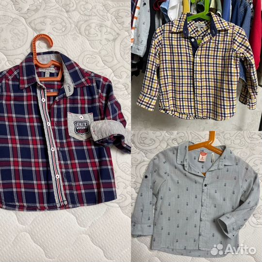 Рубашки на мальчика 86