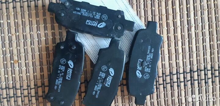 Задние колодки нисан кашкай j10