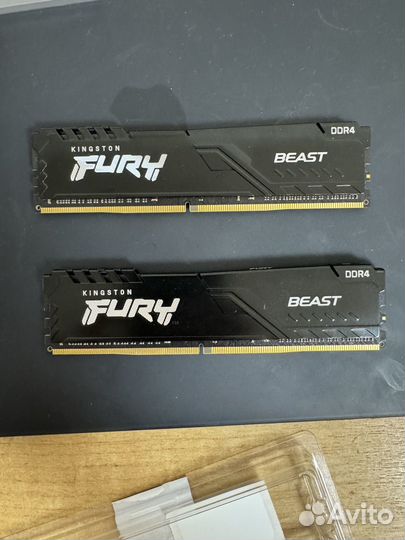 Оператив память kingston beast black 32gb ddr4