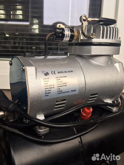 Набор для аэрографии.Миникомпрессор,аэрограф