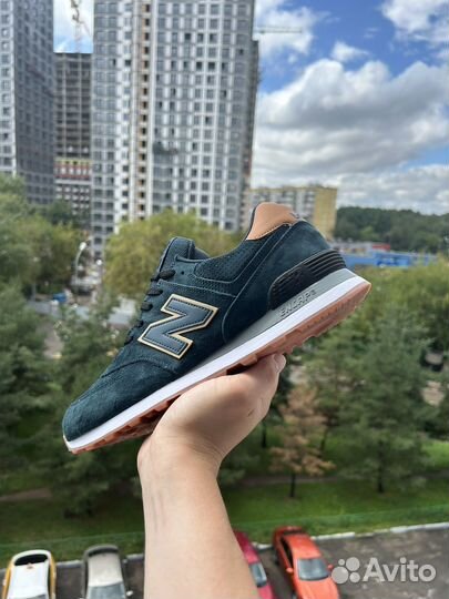 Кроссовки new balance 574 мужские замш 43 новые