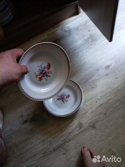 Тарелки суповые дулево СССР 6 шт