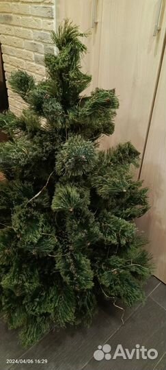 Искусственная елка 120см Поставка под ёлку Вулкан