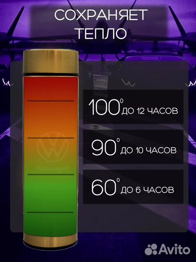 Сенсорный термос с датчиком температуры Changan