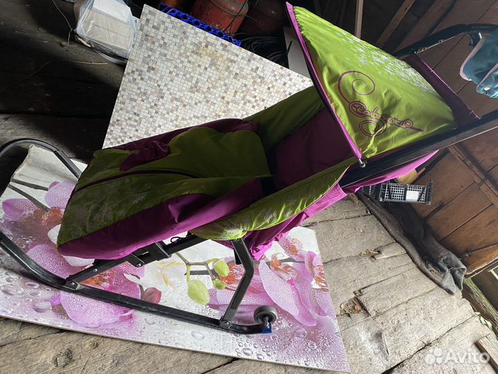 Детские зимние санки