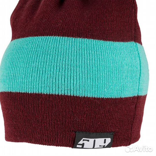 Шапка 509 Trip Pom Maroon Teal OS F09012800-101