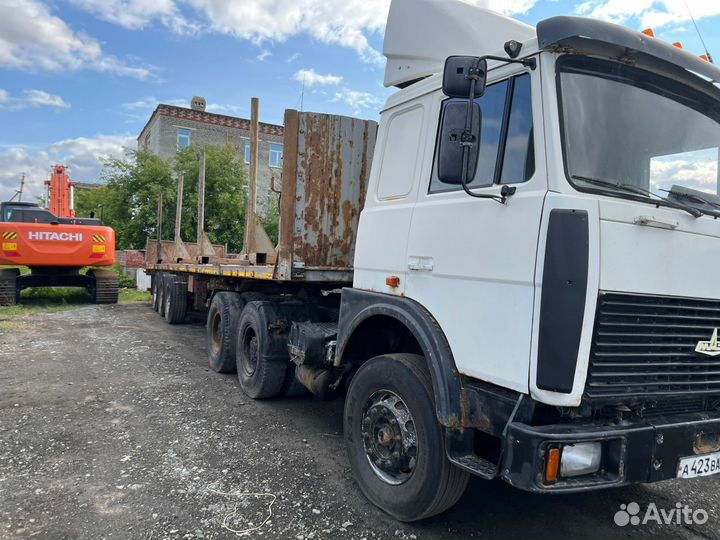 Полуприцеп бортовой МАЗ 9758, 2000