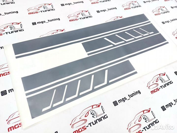 Наклейки AMG Edition на G-Class W463 Серый графит