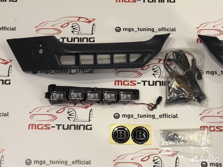 Уголки B с дхо на Mercedes G-class w463