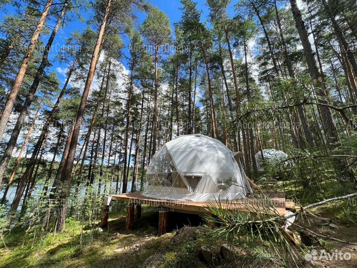 Геокупол сфера для глэмпинга 8 метров