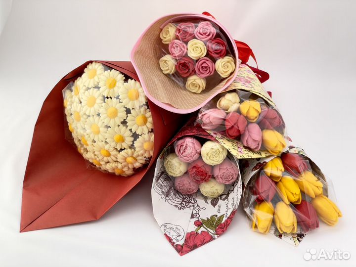 Шоколадные цветы