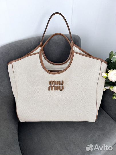 Cумка -шопер Miu Miu женская