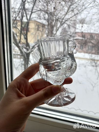 Хрустальная подставка для яйца 