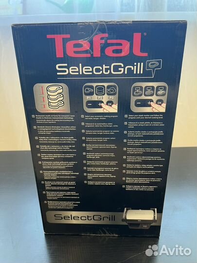 Гриль Tefal SelectGrill GC740D30 Новый гарантия