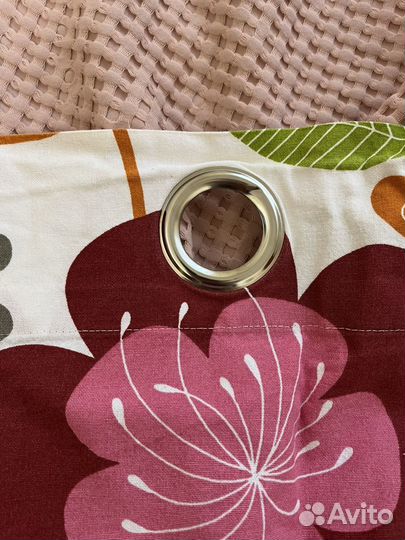 Шторы на люверсах 100% хлопок