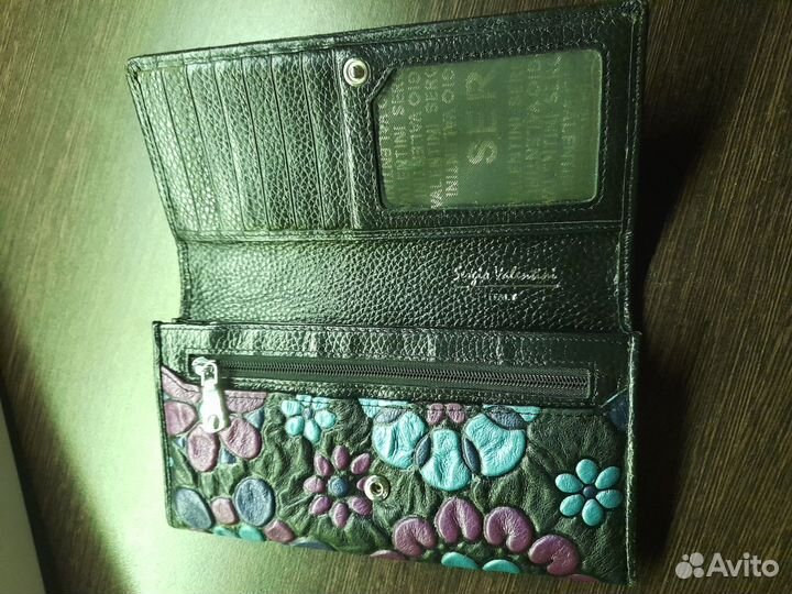 Кошелек женский натуральная кожа италия