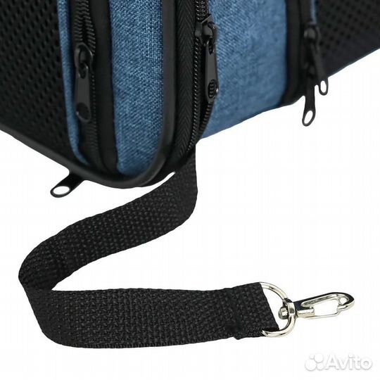 Сумка-переноска для животных Bag синий 41*24*29см