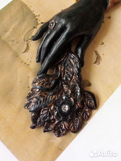 Брошь ретро, винтажный стиль