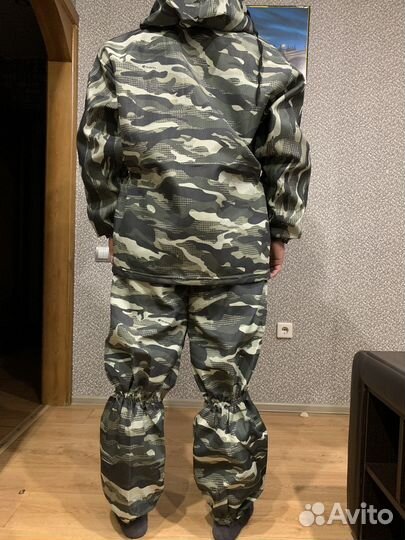 Костюм камуфляж горка великаны на флисе