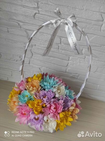 Букет цветов из мыла
