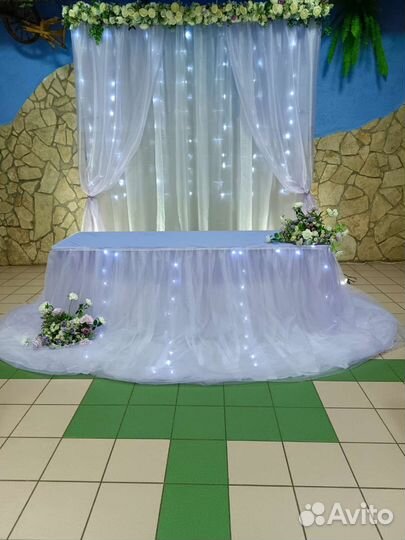 Свадебные украшения зала