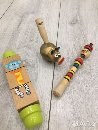 Игрушки деревянные