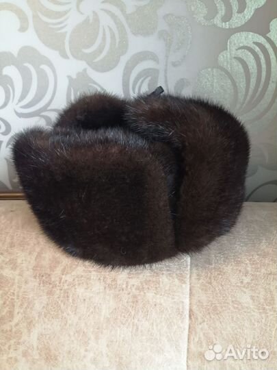 Шапка норковая муж