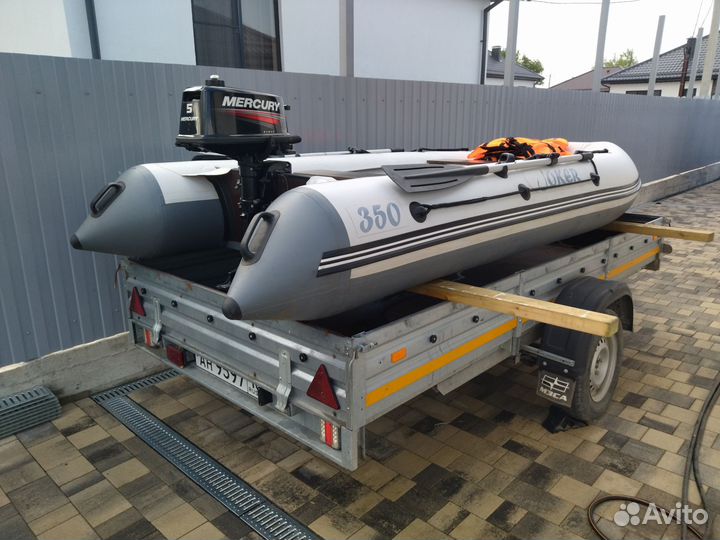 Надувная лодка пвх с мотором