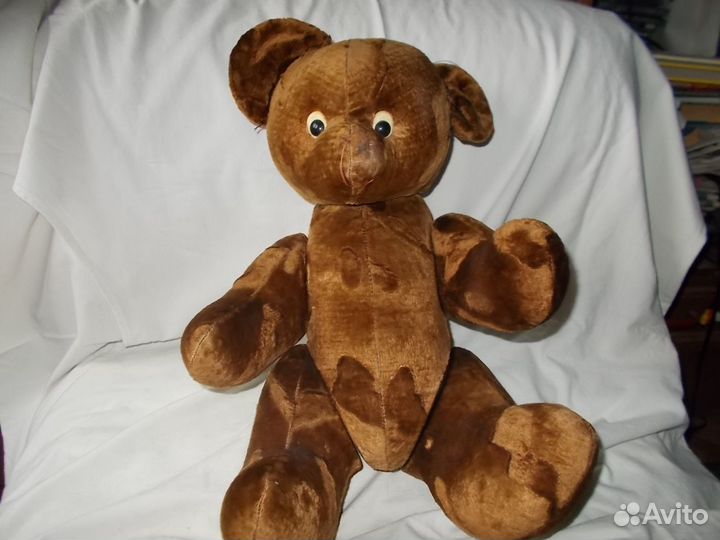Старинный плюшевый медведь СССР