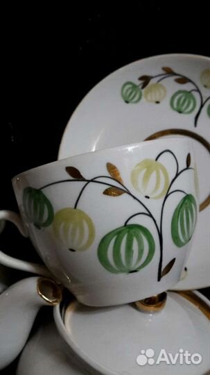 Чайная пара в добор редкого сервиза Крыжовник