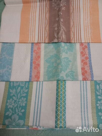 Лён жаккардовый, бязь белая, скатерти