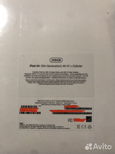 iPad Air(5th Generation) Wi-Fi+Cellular 256 GB