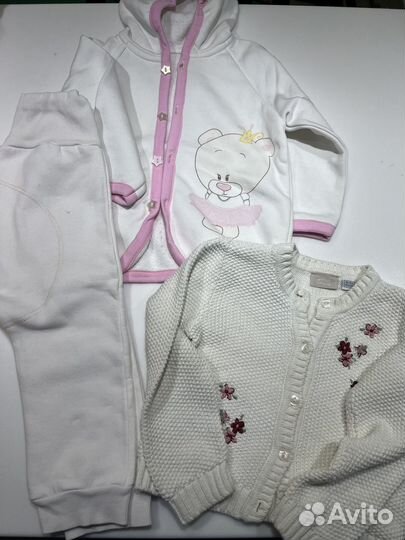 Вещи пакетом на девочку 86 92