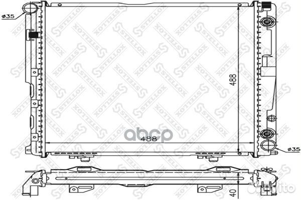 Радиаторы сист.охлажденияstellox 1025924SX Ste