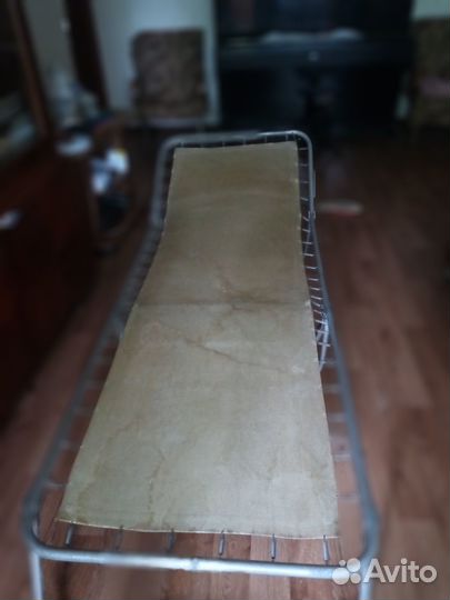 Раскладушка для дачи и матрацв ватные