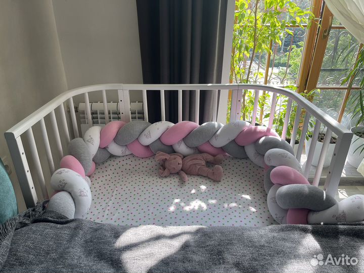 Детская кроватка приставная