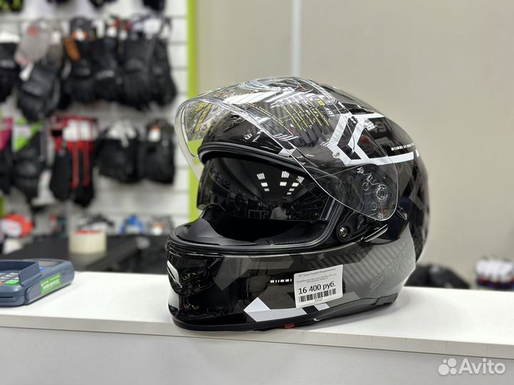 Мотошлем Scorpion EXO-491 Spin с очками