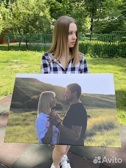 Портрет по фото на холсте,печать картин