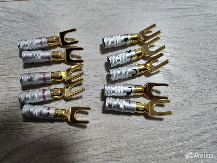 Коннекторы акустические Nakamichi 10шт