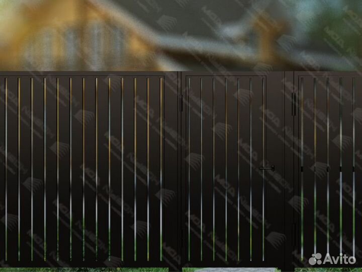 Забор из металла