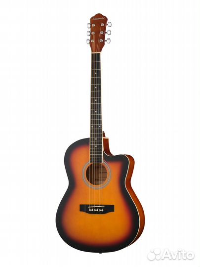 Акустическая гитара, с вырезом Naranda HS-3911-3TS