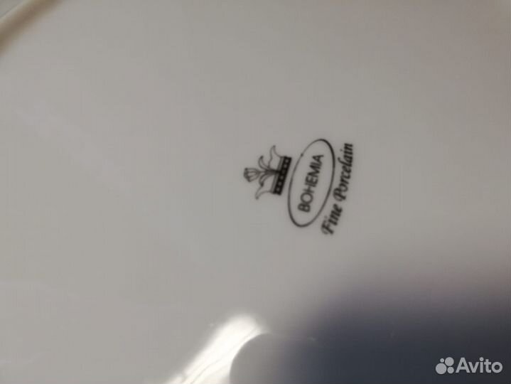 Тарелки bohemia обеденные (столовые) диаметр 27 см